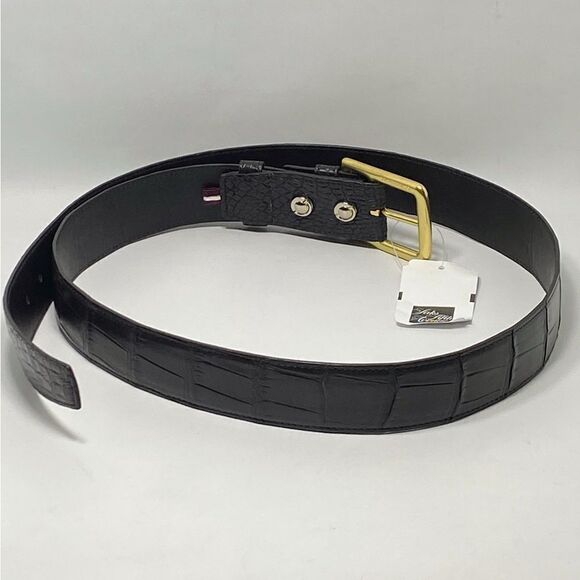 Grace Crocodile Center Bar Casual Adjustable Buckle Belt - Picture 8 of 8
